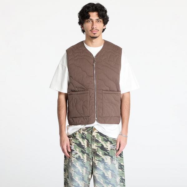 Vesta FTSHP Silver Lining Quilted Vest UNISEX Brown XXL