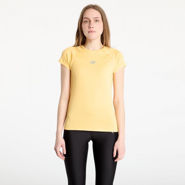 Tričko New Balance Women's Jacquard Slim T-Shirt Clementine M