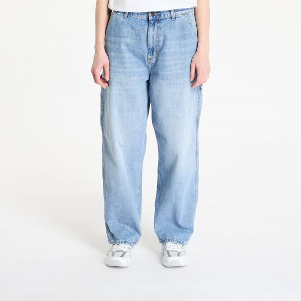 Džíny Carhartt WIP W' Brandon Single Knee Pant Blue Burst Washed L