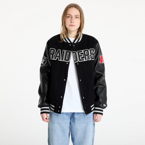 Bomber New Era NFL Las Vegas Raiders Varsity Jacket UNISEX Black M