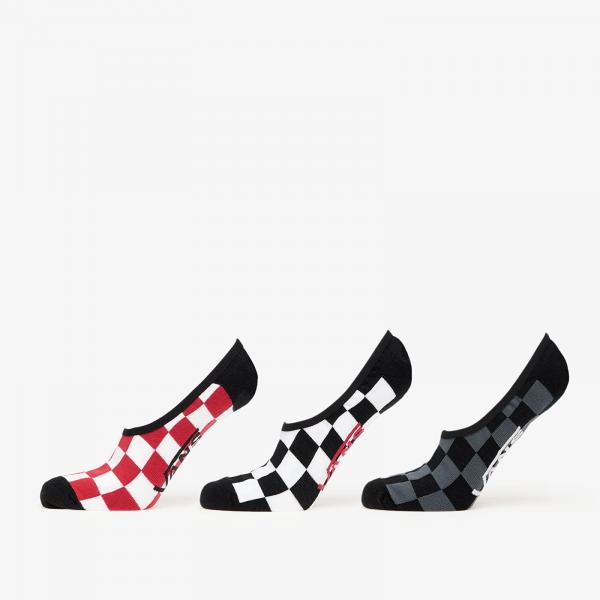 Ponožky Vans Classic No Show Socks White/Black 6.5-9