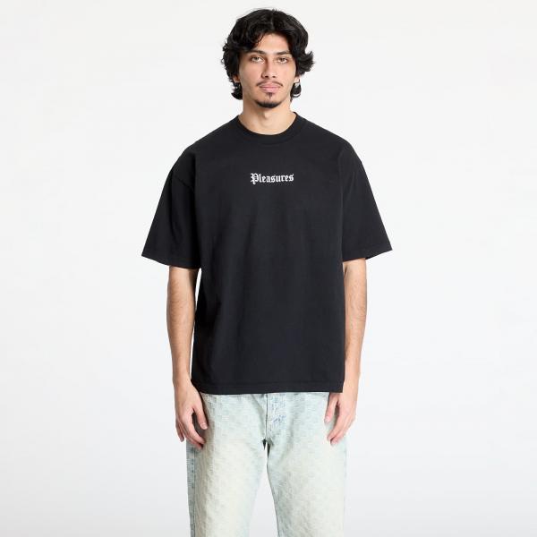 Tričko PLEASURES Burn Again T-Shirt Black S