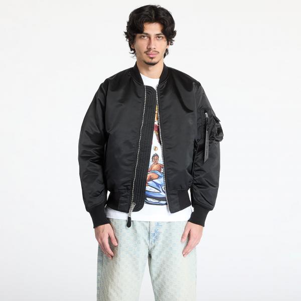 Bomber Alpha Industries UV MA-1 Base Flight Jacket Black XL