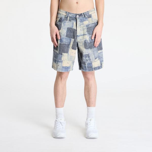 Šortky PLEASURES Boro Baggy Jorts Indigo 28