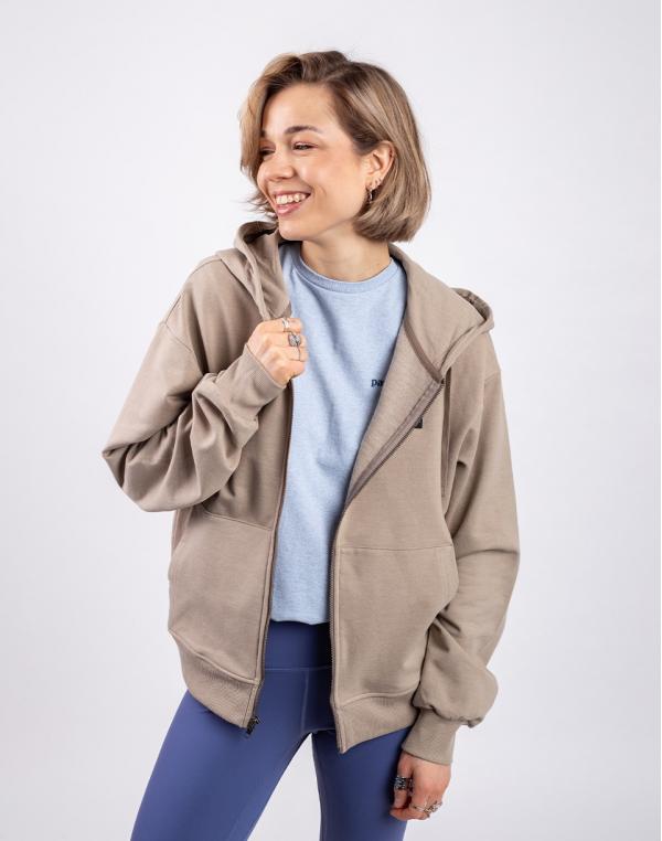 Patagonia W's Ahnya Full-Zip Hoody Seabird Grey L
