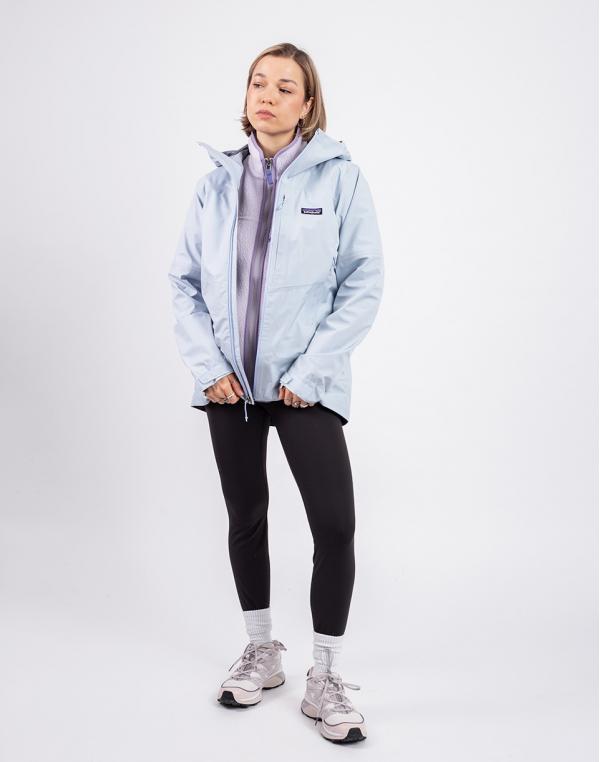 Patagonia W's Boulder Fork Rain Jacket Fleck Blue XS