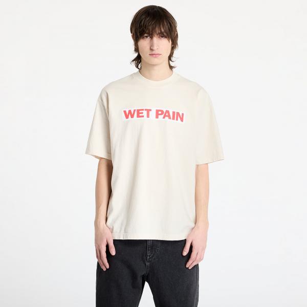 Tričko PLEASURES Wet Pain T-Shirt Cream S