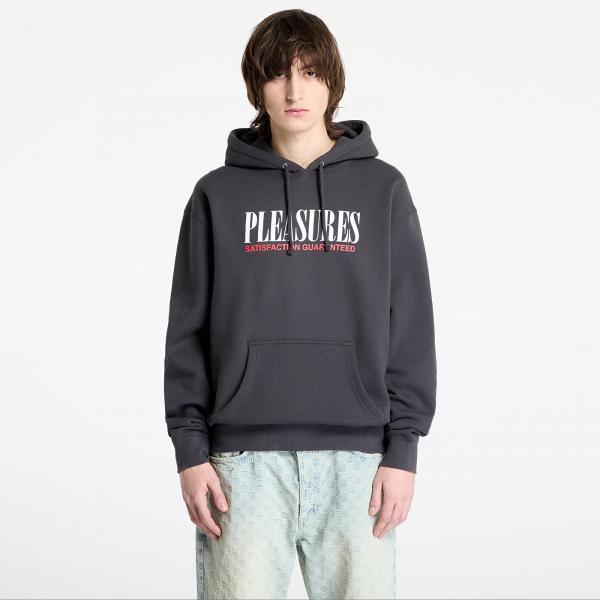 Mikina PLEASURES Satisfaction Hoodie Asphalt S