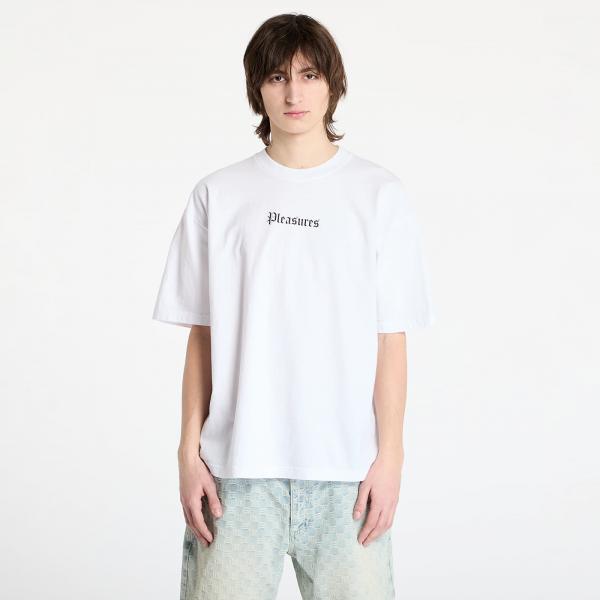 Tričko PLEASURES Burn Again T-Shirt White S
