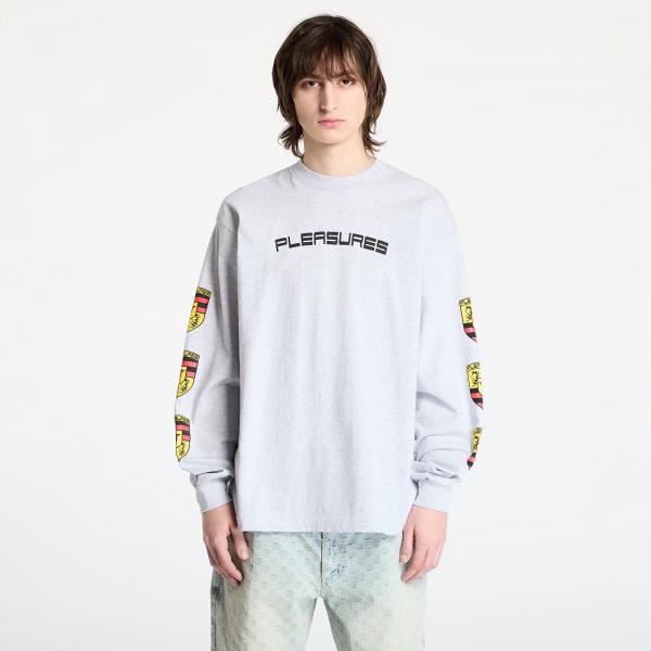 Tričko PLEASURES Fast Life Long Sleeve Ash Grey S