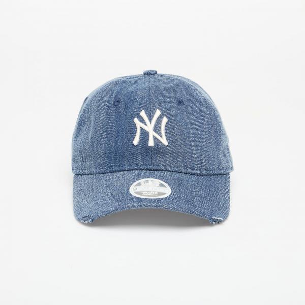 Kšiltovka New Era New York Yankees 9TWENTY Acid Denim Adjustable Cap Navy/ White Universal