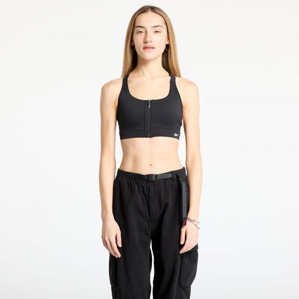 Podprsenka Reebok Lux Front-Zip High Bralet Black XS