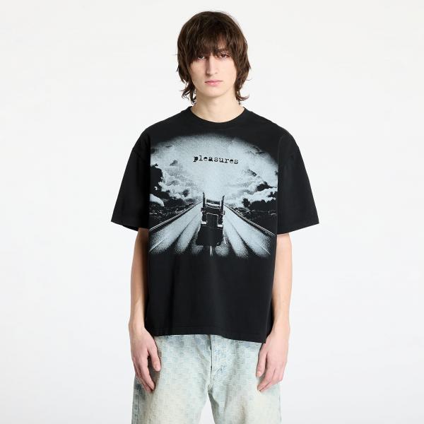Tričko PLEASURES Truck Heavyweight T-Shirt Black S