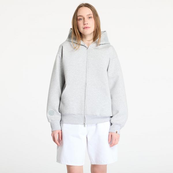 Mikina A BATHING APE Line Camo Interlock Relaxed Fit Shark Full Zip Hoodie UNISEX Gray L