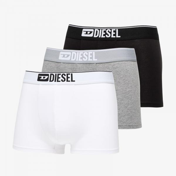 Boxerky Diesel Umbx-Damienthreepack Boxer-Shorts-Boxer 3-Pack White/ Grey XL