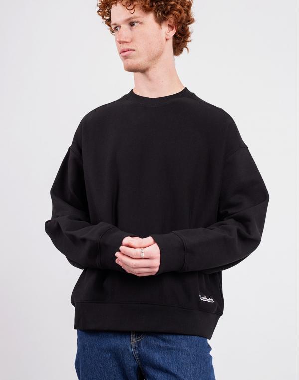 Carhartt WIP Label Script Sweat Black L