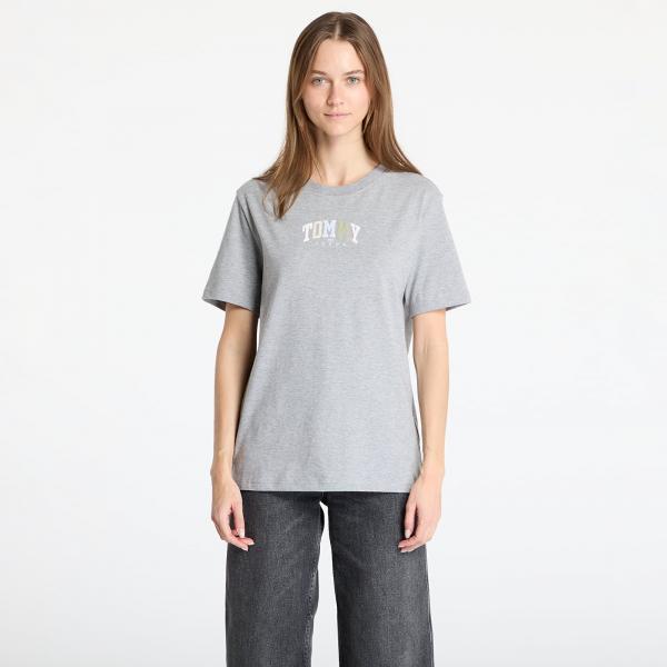 Tričko Tommy Jeans Relaxed Color Varsity Tee Gray L