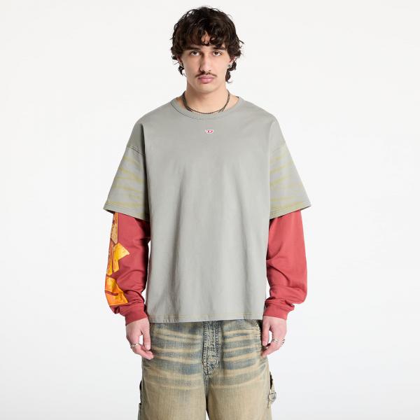 Tričko Diesel T-Boxt-Db-Ls T-Shirt Neutral Gray L