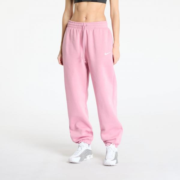 Tepláky Nike Sportswear Phoenix Fleece Women's High-Waisted Oversized Sweatpants Elemental Pink/ Sail L