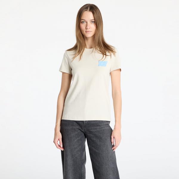 Tričko Tommy Jeans Reg Tj Bubble Tee Beige M
