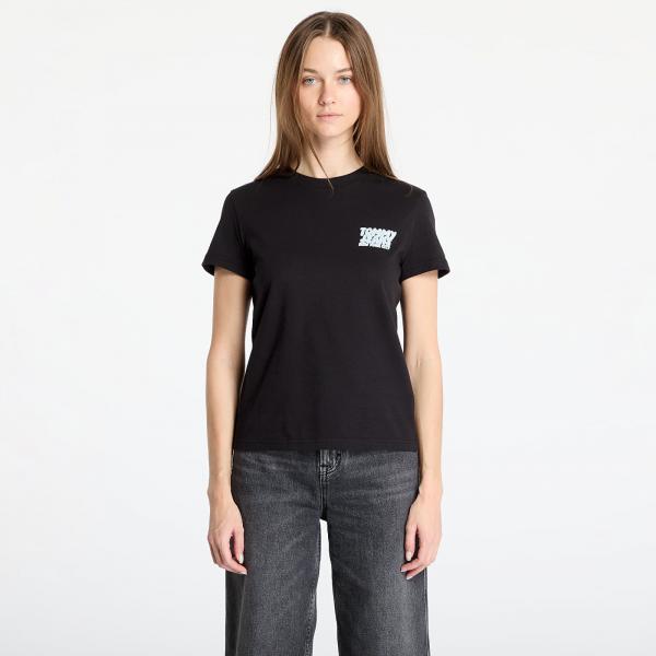 Tričko Tommy Jeans Reg Tj Bubble Tee Black S