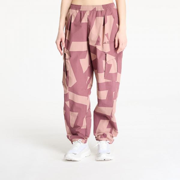 Kalhoty adidas Terrex Xploric Printed Cargo Pants Brown/ Quiet Crimson/ Warm Clay L