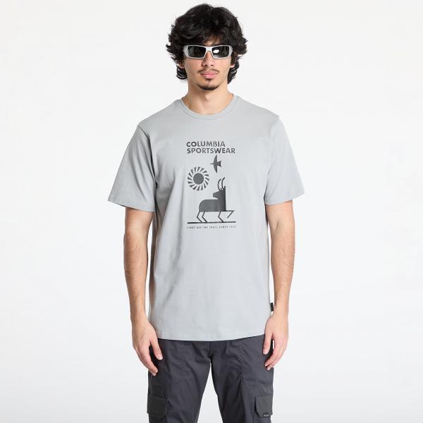 Tričko Columbia Explorers Canyon™ SS Tee Columbia Grey/ Naturally Outdoor L