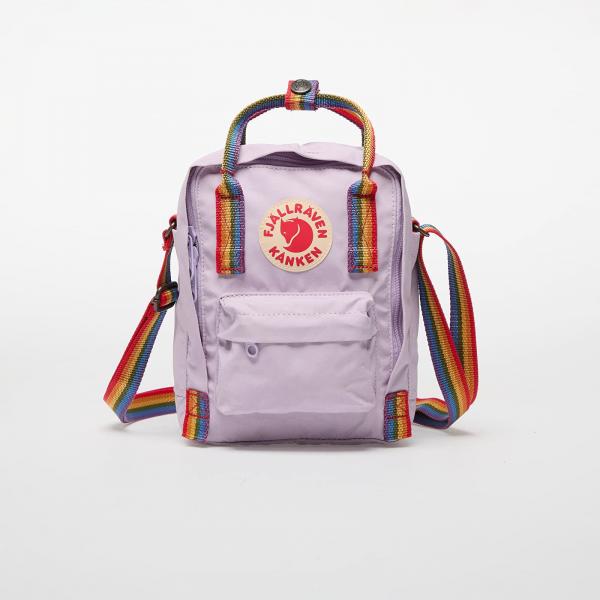 Ledvinka Fjällräven Kånken Rainbow Sling Pastel Lavender Universal