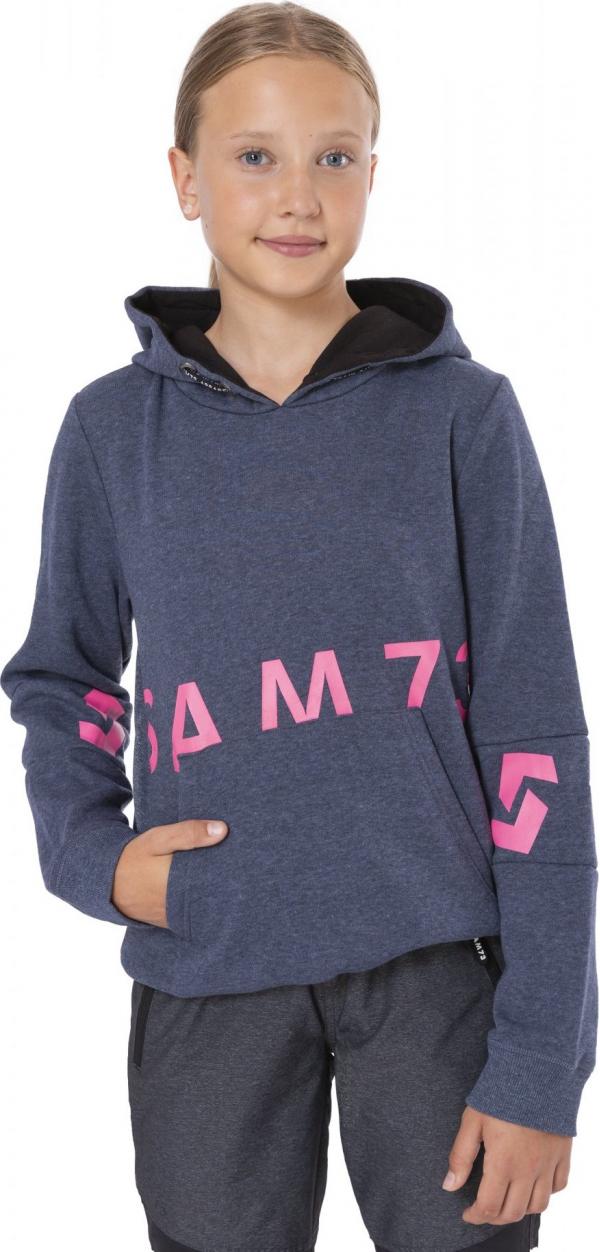 SAM 73 Dívčí mikina DONNA Modrá 164