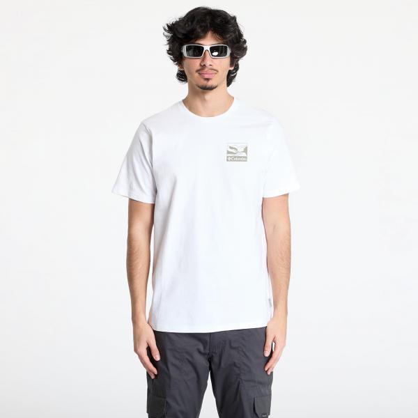 Tričko Columbia Explorers Canyon™ Back SS Tee White/ Trailscape L