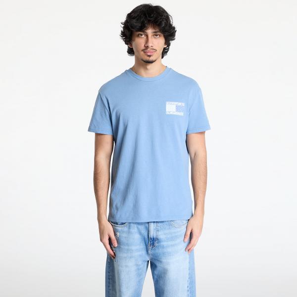 Tričko Tommy Jeans Regular Paisley Flag Tee Blue M
