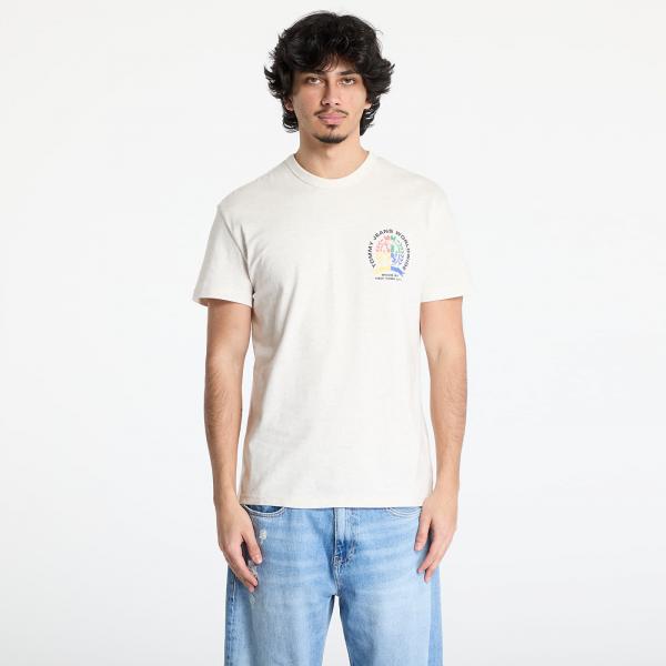 Tričko Tommy Jeans Regular 4Clr Crest Tee Beige M