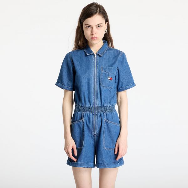 Tommy Jeans Light Denim Playsuit Denim L