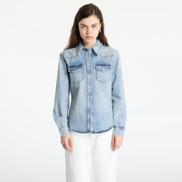 Košile Tommy Jeans Regular Western Shirt Denim M