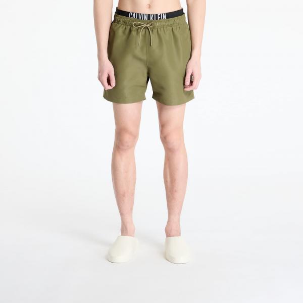 Plavky Calvin Klein Jeans Medium Double Wb Boardshorts Green S