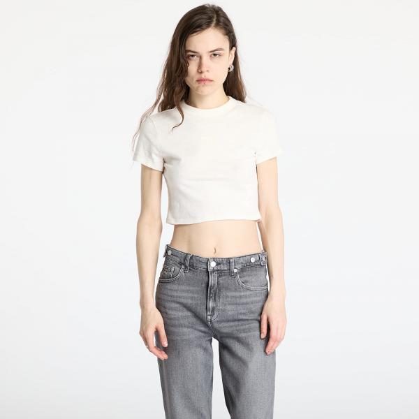 Tričko Tommy Jeans Slim Crop Ton T-Shirt White S