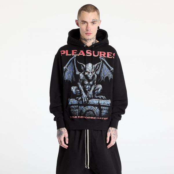 Mikina PLEASURES Gargoyle Hoodie Black S
