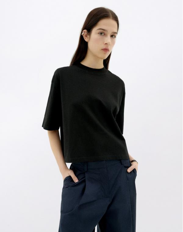 Tričko Thinking MU Lena Black T-Shirt BLACK