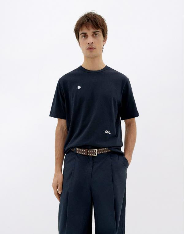 Tričko Thinking MU Zach Solsol Navy T-Shirt NAVY