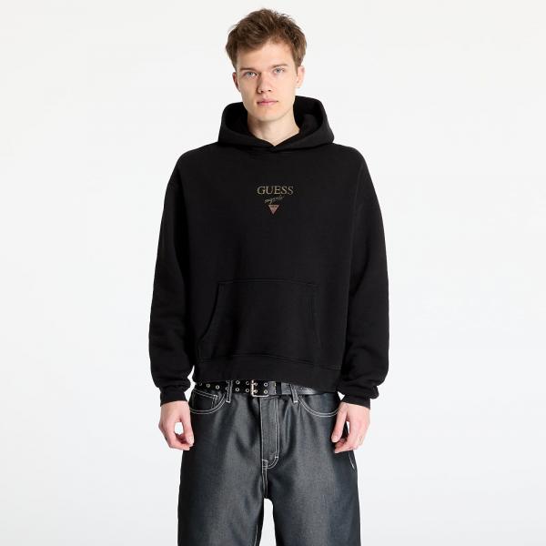 Mikina Guess Originals Baker LoGuess Originals Hoodie Jet Black Multi L