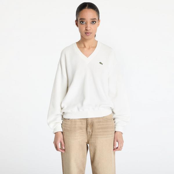 LACOSTE Moss Stitch Sweater Flour M