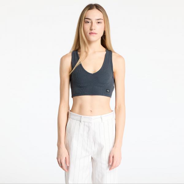 Top Calvin Klein Jeans Washed Woven Label Top Gray L