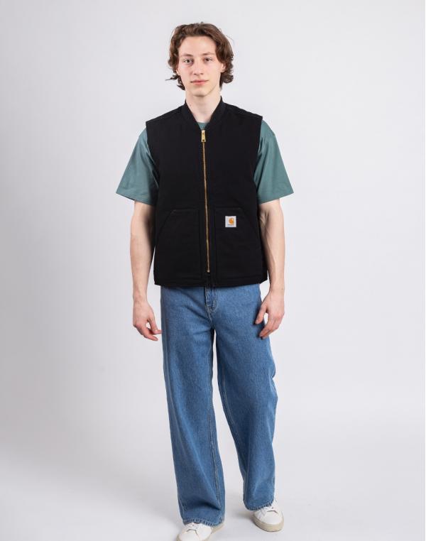 Carhartt WIP Classic Vest Black rinsed M