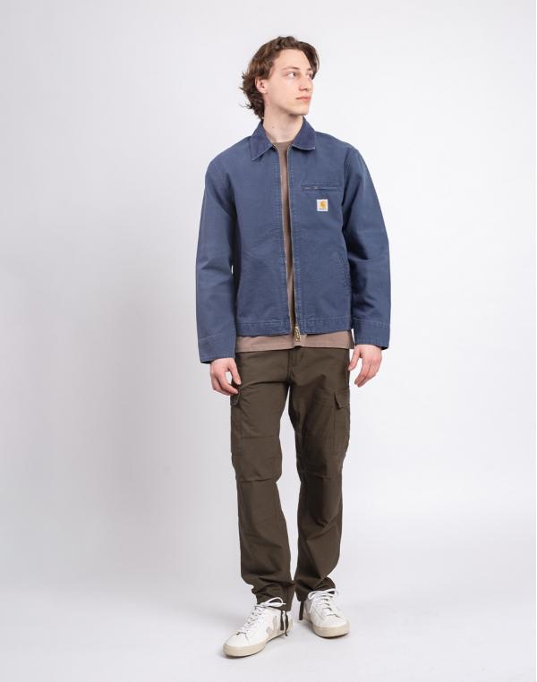 Carhartt WIP Detroit Jacket Dusky Blue/Dusky Blue stone canvas L
