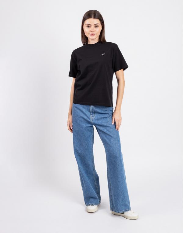 Tričko Carhartt WIP W' S/S Ingo T-Shirt Black garment dyed