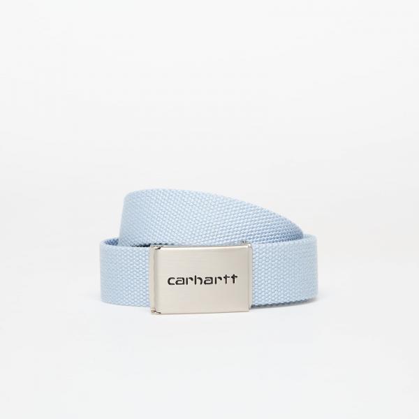 Pásek Carhartt WIP Clip Belt Chrome Air Sky Universal