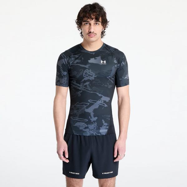 Tričko Under Armour Hg Armour Printed Shortsleeve T-Shirt Black L
