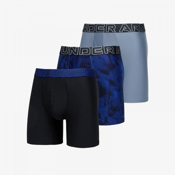 Boxerky Under Armour Men's UA Performance Tech™ 6" Boxerjock® 3-Pack Royal/ Gravel M