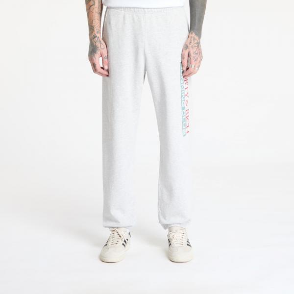Tepláky Sporty & Rich Finish Line Sweatpant UNISEX Heather Gray/ Lava/ Alpine/ Navy XS