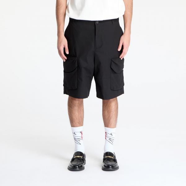 Šortky Daily Paper Cotton Cargo Shorts Oyster Black XL